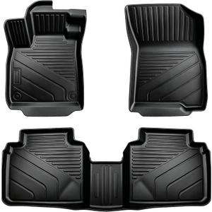 Accord Floor Mats Compatible with 2023-2026 Honda AccordAll Weather Protection Waterproof Durable Anti-Slip Odorless Custom-fit TPE Floor Liner Front and Rear Row Set