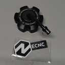 NICECNC Black Gas Fuel Cap with Breather Tube Compatible with Yamaha Raptor 700 700R, Grizzly 125 TTR110 TTR125LE, Replacement for 2FJ-24610-00-00, 2FJ-24610-20-00, 2FJ-24610-10-00