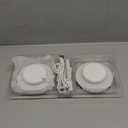 LOFTEK Cordless Table Lamps Set of 2 - Rechargeable Color Changing Portable Desk Lamps with Adjustable Height for Restaurants, Bars, Outdoor Party, Camping (White)