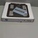 GE Smart Scale for Body Weight: 8-Electrode Digital Bathroom Scale for Weight Fat BMI Muscle Mass Full Body Composition Analyzer 50 Measurements Bluetooth Highly Accurate Weighing Machine 400lb Black