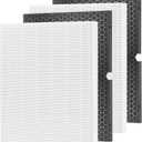 Replacement 116130 Filter H for Winix 5500-2, 2 Filter & 2 Activated Carbon Filter Combo Pack Compare to Part # 116130