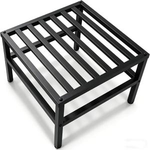 Plant Stand Outdoor Indoor, 20 Inch Large Plant Stand Outdoor Heavy Duty | Metal Plant Stands Flower Pot Stand Wrought Iron Pedestal Stand for Garden Patio Living Room