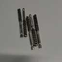 ASNOMY 5Pcs 3/8" Stainless Steel Bore Brush Set - Stainless Steel Bristles Wire Brush with 1/4" Hex Shank