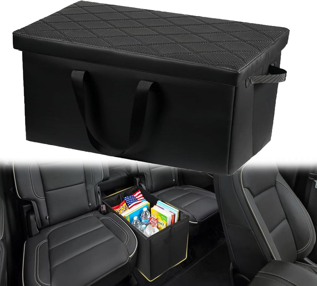 Car Seat Organizer for 2019-2025 Subar Ascent, Backseat Box Console Organizer for Children's Baby Supplies, Snack Organiser, Travel Dual Storage Organizerc