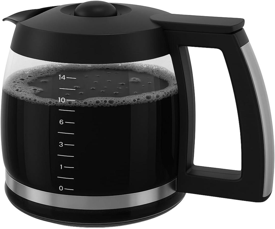 14-Cup Replacement Carafe Compatible with Cuisinart Coffeemakers: DCC-2200, DCC-2600, DCC-2800, DCC-3200, DCC 3200P1 Model# DCC-2200RC
