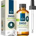 WoldoHealth DMSO 99.9% Pharmaceutical Grade 3.38 oz  FTIR Verified Dimethyl Sulfoxide, Low Odor Solvent in Glass Bottle with Precision Dropper