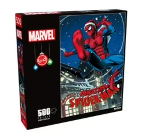 Buffalo Games Marvel The Amazing Spider-Man 500-Piece Interlocking Jigsaw Puzzle for Adults Ages 14+