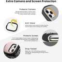 iFace First Class Designed for iPhone 13 (6.1")  Cute Shockproof Dual Layer [Hard Shell + Bumper] Phone Case [Drop Tested] - Red