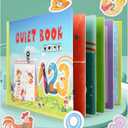 Toddler Busy Book - Montessori Toys Busy Book for Toddlers 3Years+, Montessori Learning Materials Homeschool Preschool Educational Activity Book Toys Birthday Gift Set