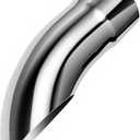 Turn Down Exhaust Tip 4 Inch Inlet 4" Outlet Diameter 12" Long Stainless Steel Bolt On Diesel Muffler Tip