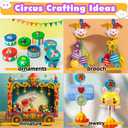 Carnival Circus Fondant Silicone Molds Amusement Park for Baby Shower Birthday Cake Decoration, Cupcake Topper, Chocolate, Epoxy Resin, Polymer Clay 32-cavity