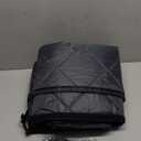 Mesh Screen with Magnetic Closure-Keeps Bugs Out Let Breeze in, Heavy Duty - Pet and Kid Friendly, Works with Front, Sliding Doors (38 x 82 Inch) (Black)