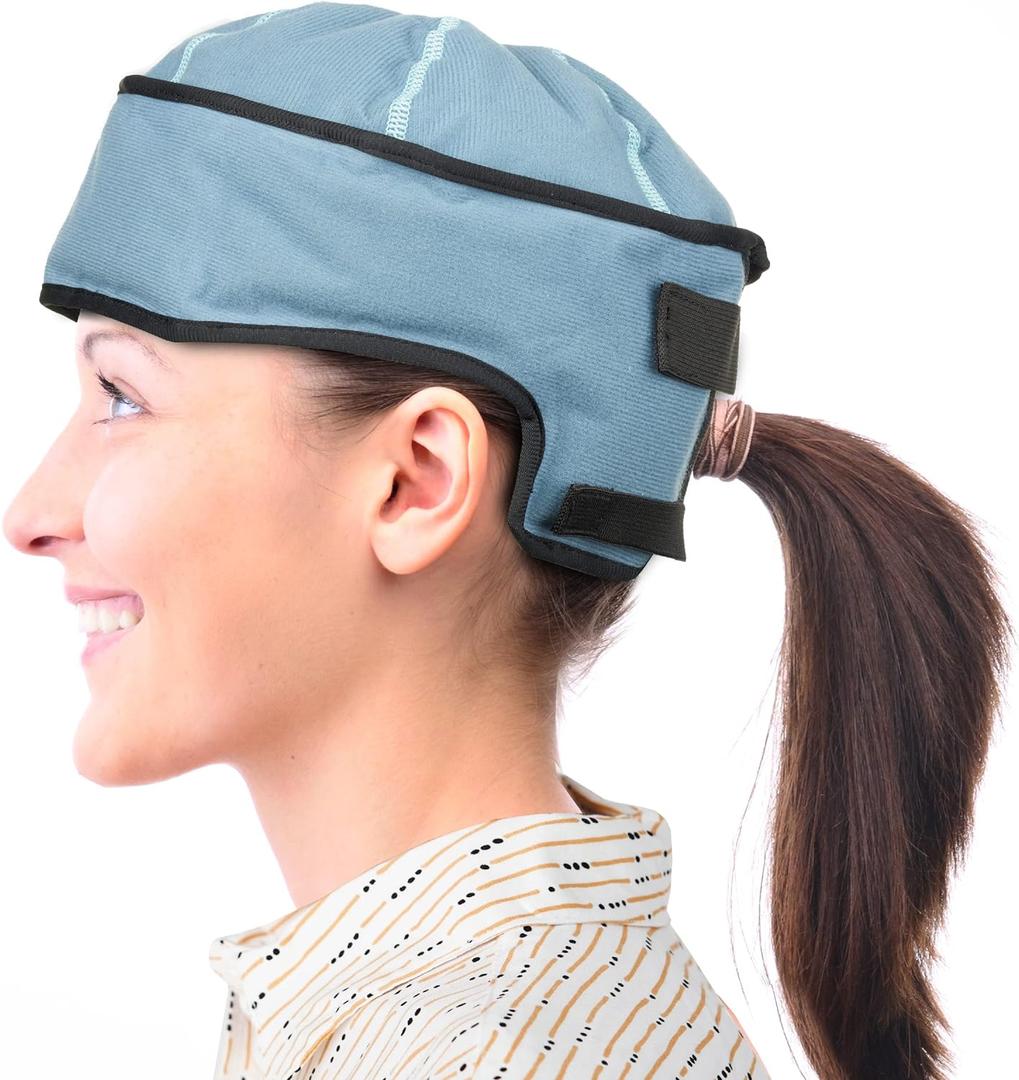 Cold Cap for Chemotherapy Patients by NatraCure - Essential for Any Chemo Care Package for Women or Men, Comfort Items Chemo Patients, Chemotherapy Must Haves for Women - 762-NC001- One Size