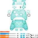 eXtremeRate Full Set Shell Buttons for Xbox One Elite Series 2 Controller, Emerald Green Replacement Faceplate Back Plate Bottom Shell with Buttons for Xbox Elite Series 2 Core Controller - Model 1797