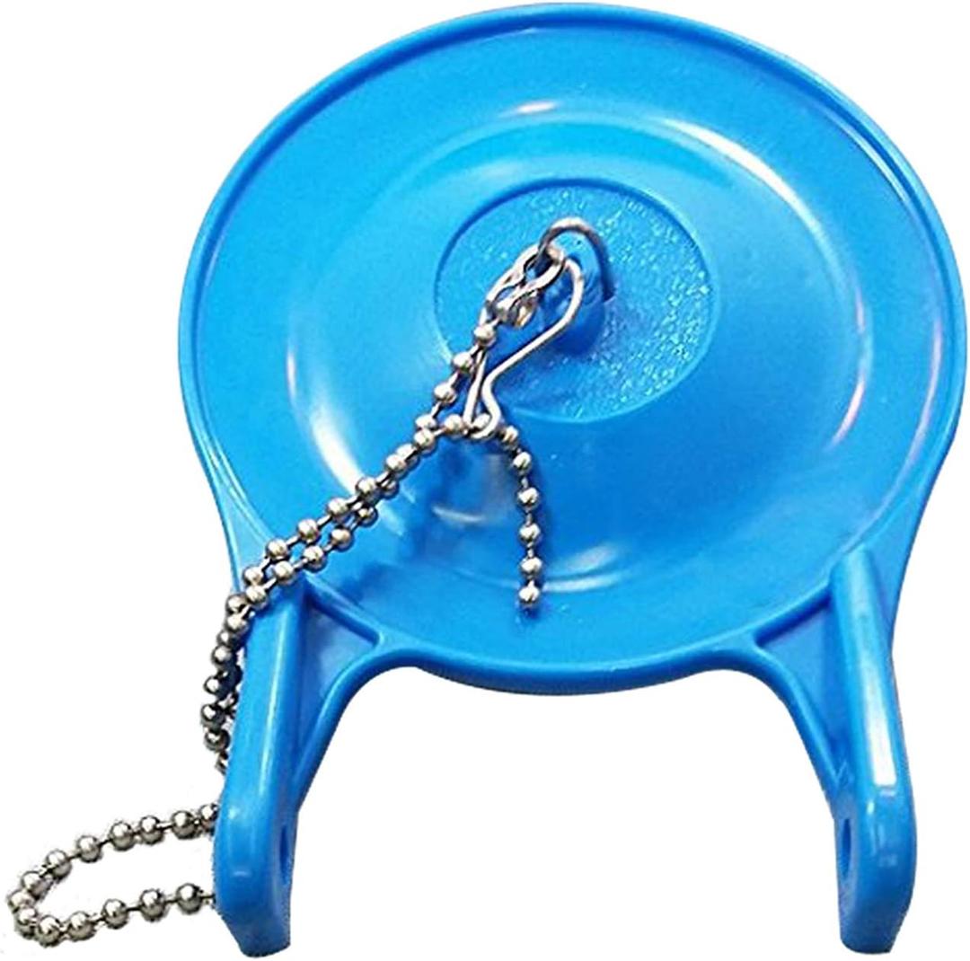 Hibbent Large 3-Inch Toilet Flapper Replacement Compatible with Gerber 99-788, Water Conserving Toilet Flappers for 3 Inch Flush Valves, Stainless Steel Chain, High Performance, Easy to Install, Blue