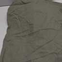 Solid Color Polyester Linen Blended Thin Dinner Napkins - Pack of 12 (40 x 40 cm) - for Events & Home Use (Army Green)