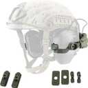 HEARFALCOM Tactical Earmuffs Helmet Rail Adapter for MTEK Rail/ARC Rail/Wendy 2.0 3.0 Rail Helmet, for Walker's Razor Ear Muffs (GREEN)