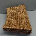 CENBOSS Rattan Christmas Tree Collar, Wicker Tree Skirt & Stand Base Cover (Brown Wash, 42 inch)