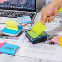 (18 Pads) Pop Up Sticky Notes 3x3 Refills, Strong Adhesive Memo Pad Bulk with 9 Bright Colors, Suitable for Home, Office, School, Clean Removal
