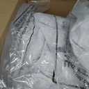 60 Pcs White Spandex Chair Covers with Skirt for Dining Wedding