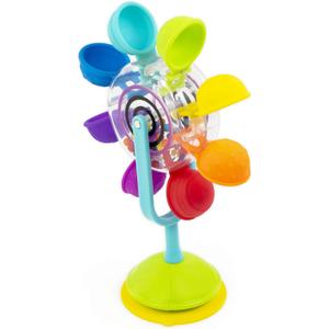 Sassy Whirling Waterfall Suction Toy for Bathtime - Stem - Ages 12+ Months, Multi (Small)