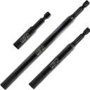 NEIKO 11403A Magnetic Bit Holder Set | 3 Pieces - 2-3/8, 4, and 6| Premium Cr-V Steel | 1/4" Hex Shank Design