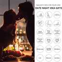 2 x Anniversary Newlywed Honeymoon Gifts for Couple Women Men Valentines Day Naughty Gifts for Boyfriend Girlfriend Husband Wife Date Night Ideas Dice for Him Her Christmas Bridal Shower Gifts for Bride