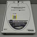 KOHLER 4636-RL-0 Cachet ReadyLatch Elongated Toilet Seat Slow Close, Soft Close Toilet Seat Quiet Lid, Contoured Grip-Tight Bumpers Installation Hardware, Apartment Essentials, White