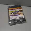 Black Plastic Sheeting 4Mil, 13.2x16.5ft, Heavy Duty, Polyethylene Plastic Film for Garden,Construction, Landscaping, Weed and Moisture Control