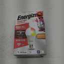 Energizer Connect Smart A19 LED White & Multi-Color RGB Light Bulb with Voice Control and Remote Access Through Your Smartphone | Compatible with Alexa and Google Assistant