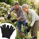 Cut Resistant Gloves, Level 5, Non-Slip Grip, Machine Washable, for Kitchen, Oyster Shucking, Woodworking (Black(female))