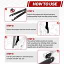 BILITOOLS Fan Clutch Removal Tool Kit, Fan Clutch Wrench Set 22 36 40 47 51 MM with Pulley Holder