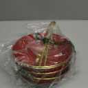 2pcs Large Christmas Bells for Decoration 8.3inch Rustic Vintage Christmas Decor Ball Christmas Tree Onaments Red Bells for Christmas Decorations Red