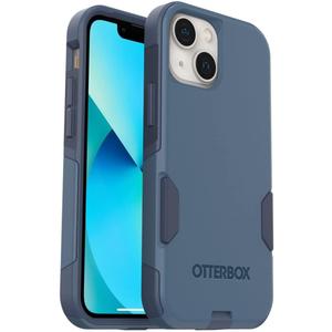 OtterBox iPhone 13 (ONLY) Commuter Series Case - Rock Skip Way, Slim & Tough, Pocket-Friendly, with Port Protection Blue