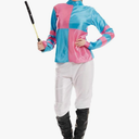 fun shack Womens Jockey Costume, Horse Jockey Outfit, Equestrian Halloween Costume for Women, Racing Attire XL