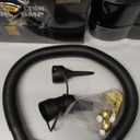 Bezente Balloon Pump Electric, 3-in-1 Portable Black Gold Electric Air Machine Balloon Pump Dual Nozzle Balloon Inflator for Inflatables and Latex 260q Foil Balloons