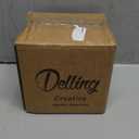 DELLING Star Soy Sauce Dish Dipping Bowls/Dish, Ceramic Dipping Sauce Cups for Soy Sauce, Sushi Sauce, Condiment, BBQ, Small Pinch Bowls, Set of 6, White, 1.3 Oz