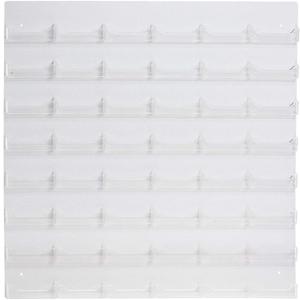 Acrylic 48 Pocket Wall Mount Business Card Holder (Clear)