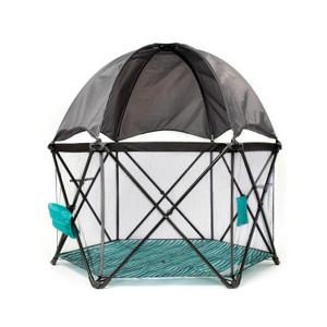 Baby Delight Go with Me Eclipse Deluxe Playard, Watercolor Stripe Base
