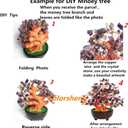 Colorsheng Feng Shui Quartz Crystal Money Tree Bonsai Style Decoration for Luck and Wealth (Green)