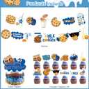 Milk and Cookies Birthday Party Supplies , Milk Cookies Baby Shower Party Decorations Banner, Backdrop,Cake Topper,Ballons,Chocolate Chip Cookies and Milk Gender Reveal Decorations