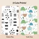 The Honest Company Comfort Dry Disposable Daytime Diapers for Sensitive Skin, Hypoallergenic, Fragrance-Free, Turtle Time + Pattern Play, Club Box Size 2 (12-18 lbs), 72 Count