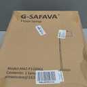 G-SAFAVA 62.5" Wood Floor Lamp for Living Room Gold with Foot Switch Arc Standing Tall Lamps for Bedroom Mid Century Modern Corner Floor Lamps for Office Nursery Industrial Reading Light Room Lamp