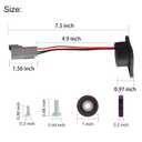 10L0L (High Speed Magnet) Speed Sensor for Club Car IQ DS and Precedent 2004-up 48V Electric Golf Cart with ADC Motor, OEM# 102704901 102265601