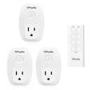 Indoor Remote Control Outlet Plug, Wireless Light Switches, 100ft Range Remote Control, 15A/1875W, ETL Listed