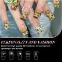 5 x Full Cover Duck Nail Tips,Long Duck Acrylic Nails Clear Curved False Nail Tips, Wide French Fake Nails For Extensions Home DIY Nail Tips Art 12 Sizes 120Pcs