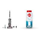 Hoover WindTunnel Tangle Guard Bagless Upright Vacuum Cleaner Machine, for Carpet and Hard Floor, UH77100V + 32 oz Carpet & Room Refresher, Carpet Powder, Fresh Linen Scent, AH31210