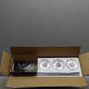 Espird Bathroom Vanity Light, 3 Light Matte Black Vanity Lights with Clear Glass Shade, 22in Modern Wall Sconces, Bathroom Lighting Fixtures Over Mirror for Living Room