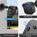 Blink Outdoor Camera Wall Mount Compatible with 2K+ & 4th Gen,3 Pack Weatherproof Protective Housing,360 Degree Adjustable with Blink Sync Module Core Outlet Mount for Blink Camera System