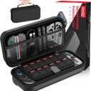 HEYSTOP Switch 2 Case for Nintendo Switch 2 Console & Accessories, Switch 2 Carrying Case with 12 Game Card Slots, Portable Hard Shell Pouch Carrying Travel Game Bag for Switch 2 Accessories